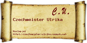 Czechmeister Ulrika névjegykártya